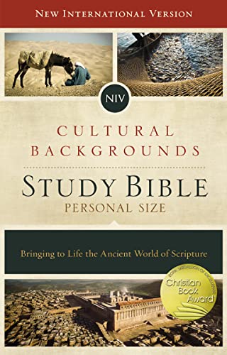 Stock image for NIV, Cultural Backgrounds Study Bible, Personal Size, Hardcover, Red Letter: Bringing to Life the Ancient World of Scripture for sale by Indiana Book Company