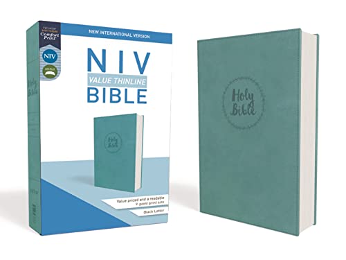 Stock image for NIV, Value Thinline Bible, Imitation Leather, Blue for sale by ThriftBooks-Atlanta