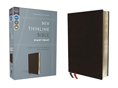 Imagen de archivo de NIV THINLINE BIBLE GIANT PRINT BONDED LEATHER Format: GL a la venta por INDOO