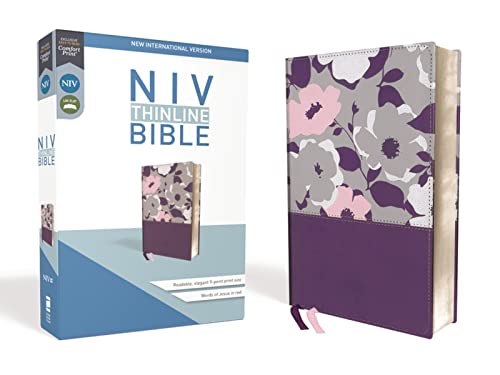 9780310448907: NIV, Thinline Bible, Imitation Leather, Purple, Red Letter Edition [Idioma Ingls]: New International Version, Dark Orchid / Grape, Leathersoft, Thinline