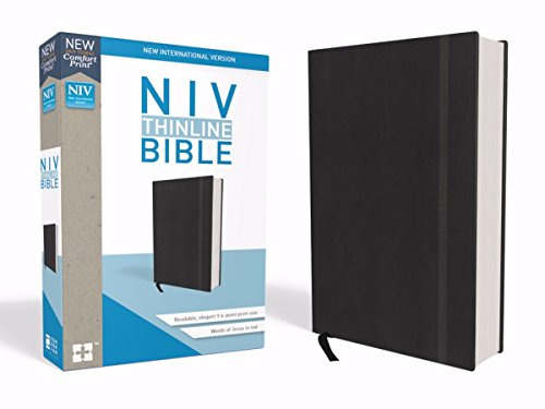 9780310448914: Holy Bible: New International Version, Black, Thinline, Red Letter