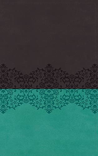 9780310450245: Life Application Study Bible: New International Version, Gray / Teal, Leathersoft, Personal Size
