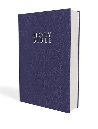 Stock image for NIV, Gift and Award Bible, Leather-Look, Blue, Red Letter, Comfort Print for sale by Books-FYI, Inc.