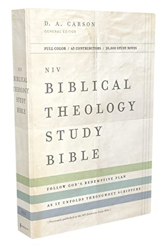 Stock image for NIV, Biblical Theology Study Bible, Hardcover, Comfort Print: Follow God?s Redemptive Plan as It Unfolds throughout Scripture for sale by SGS Trading Inc