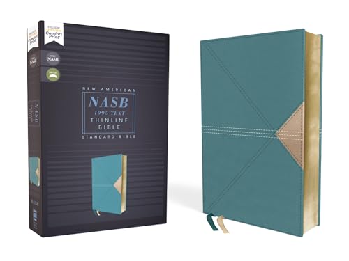 Stock image for NASB, Thinline Bible, Leathersoft, Teal, Red Letter, 1995 Text, Comfort Print for sale by GF Books, Inc.