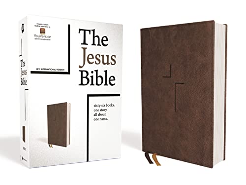 

The Jesus Bible NIV Edition Leathersoft Brown Comfort Print