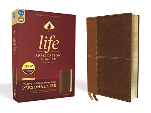 Beispielbild fr Niv, Life Application Study Bible, Third Edition, Personal Size, Leathersoft, Brown, Red Letter Edition zum Verkauf von Blackwell's
