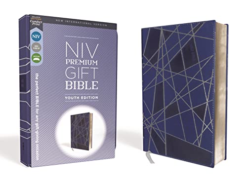 Beispielbild fr NIV, Premium Gift Bible, Youth Edition, Leathersoft, Blue, Red Letter, Comfort Print: The Perfect Bible for Any Gift-Giving Occasion zum Verkauf von Idaho Youth Ranch Books