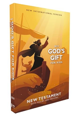 9780310454892: NIV, God's Gift for Kids New Testament with Psalms and Proverbs, Pocket-Sized, Paperback, Comfort Print