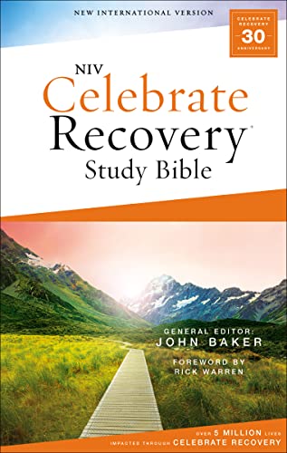 9780310455257: NIV, Celebrate Recovery Study Bible, Paperback, Comfort Print