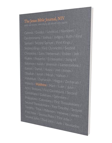Stock image for The Jesus Bible Journal, Matthew, NIV, Paperback, Comfort Print for sale by SecondSale