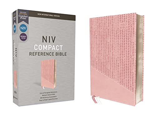 Stock image for NIV, Reference Bible, Compact, Leathersoft, Pink, Red Letter, Com for sale by Hawking Books