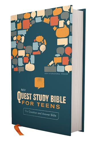 Beispielbild fr NIV, Quest Study Bible for Teens, Hardcover, Navy, Comfort Print: The Question and Answer Bible zum Verkauf von California Books