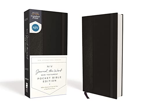 Imagen de archivo de Niv, Journal the Word New Testament (Perfect for Note-Taking), Pocket Bible Edition, Hardcover, Black, Red Letter, Comfort Print a la venta por ThriftBooks-Dallas