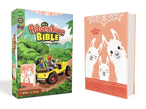 9780310458784: NIrV, Adventure Bible for Early Readers, Leathersoft, Coral, Full Color: New International Reader's Version, Peach, Leathersoft