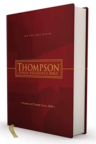 Beispielbild fr NKJV, Thompson Chain-Reference Bible, Hardcover, Red Letter zum Verkauf von Red's Corner LLC