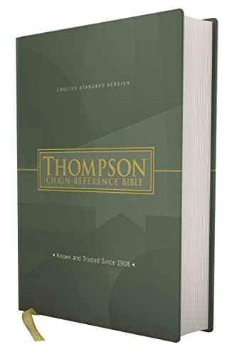 Beispielbild fr ESV, Thompson Chain-Reference Bible, Hardcover, Red Letter zum Verkauf von HPB-Blue