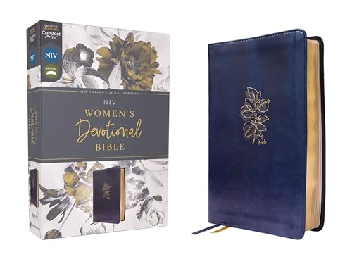 Stock image for NIV, Women's Devotional Bible (By Women, for Women), Leathersoft, Navy, Comfort Print for sale by GF Books, Inc.