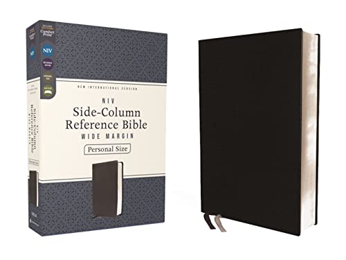 Beispielbild fr Niv, Side-Column Reference Bible (Deep Study at a Portable Size), Personal Size, Leathersoft, Black, Comfort Print zum Verkauf von Blackwell's