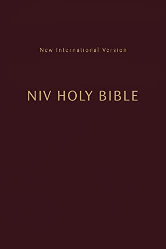 Stock image for NIV, Holy Bible, Compact, Paperback, Burgundy, Comfort Print for sale by Zoom Books Company