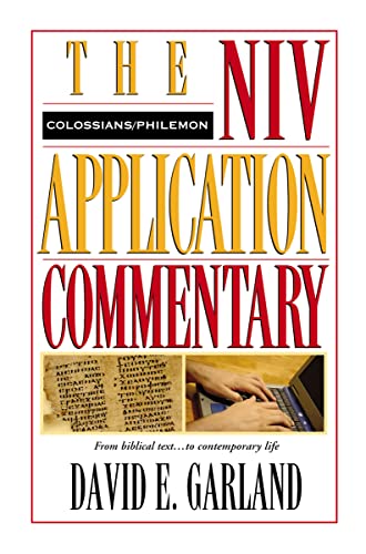Beispielbild fr Colossians, Philemon (NIV Application Commentary) zum Verkauf von BooksRun
