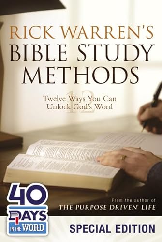 Imagen de archivo de Rick Warren's Bible Study Methods: Twelve Ways You Can Unlock God's Word a la venta por ThriftBooks-Atlanta