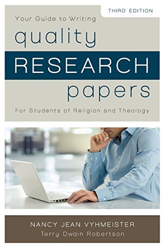 Imagen de archivo de Quality Research Papers: For Students of Religion and Theology a la venta por -OnTimeBooks-