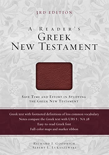 9780310516804: A Reader's Greek New Testament: Third Edition