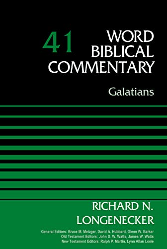 Stock image for Galatians, Volume 41 (41) (Word Biblical Commentary) [Hardcover] Longenecker, Richard N.; Metzger, Bruce M.; Hubbard, David Allen; Barker, Glenn W.; Watts, John D. W.; Watts, James W.; Martin, Ralph for sale by Lakeside Books