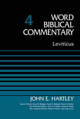 Stock image for Leviticus, Volume 4 4 Word Biblical Commentary for sale by PBShop.store UK