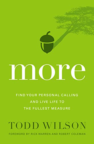 Beispielbild fr More: Find Your Personal Calling and Live Life to the Fullest Measure zum Verkauf von BooksRun