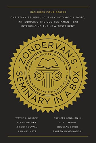 Imagen de archivo de Zondervan's Seminary in a Box: Includes Christian Beliefs, Journey into God's Word, Introducing the Old Testament, and Introducing the New Testament a la venta por Books Unplugged
