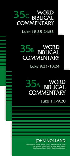 Beispielbild fr Luke (3-Volume Set---35A, 35B, and 35C) (Word Biblical Commentary) zum Verkauf von Mispah books