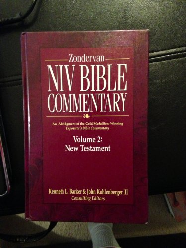 Zondervan NIV Bible Commentary, Volume 2: New Testament (Premier Reference Series, an Abridgment ...