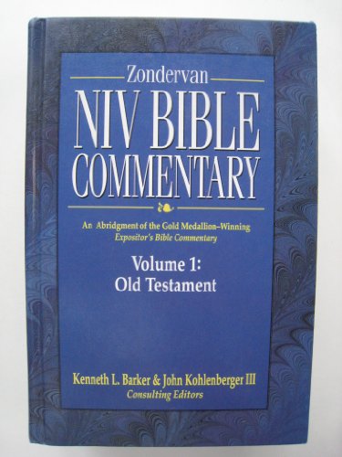 Beispielbild fr Zondervan NIV Bible Commentary, Volume I: Old Testament (Premier Reference Series, an Abridgment of The Expositors Bible Commentary) zum Verkauf von Goodwill of Colorado