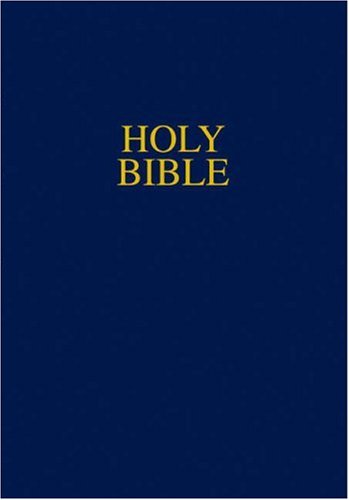 Stock image for The Holy Bible NIV Giant Print Reference Navy Imitation Leather- Walmart for sale by Once Upon A Time Books