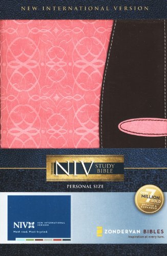 9780310613787: Title: NIV Study Bible Personal Size Italian DuoTone Pink