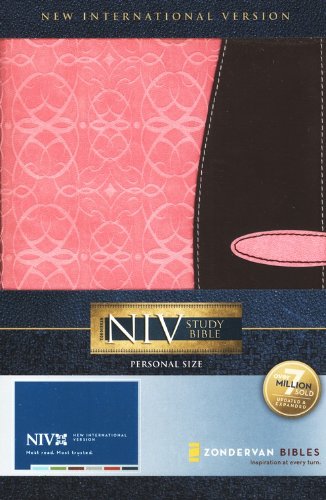 9780310613787: NIV Study Bible, Personal Size, Italian Duo-Tone, Pink/Brown 1984