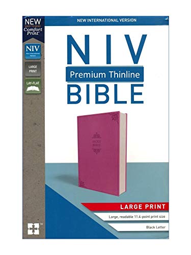 Beispielbild fr NIV Thinline Bible Large Print Pink zum Verkauf von ThriftBooks-Atlanta