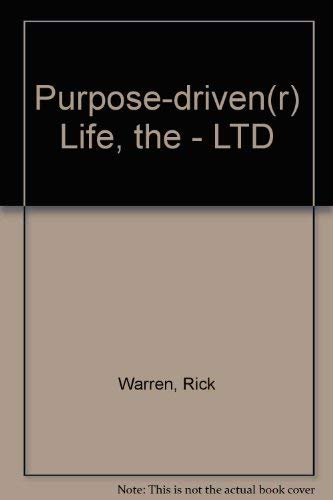 9780310628651: Purpose-driven(r) Life, the - LTD