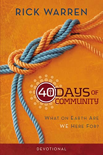 Stock image for 40 Days of Community Devotional: What on Earth Are We Here For? for sale by WorldofBooks