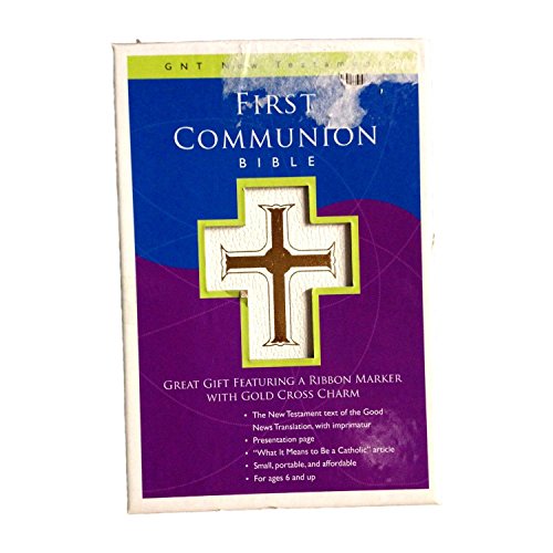 9780310708315: First Communion Bible: GNT New Testament, Good News Translation, White Leather Look