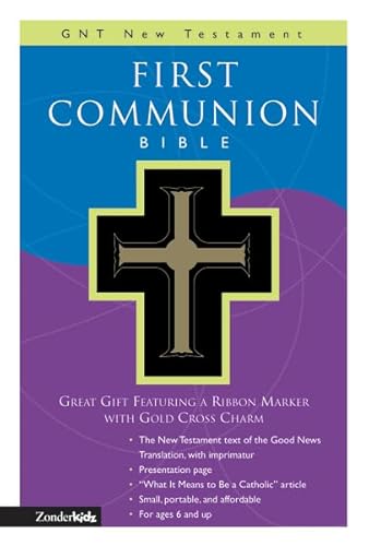 Beispielbild fr GNT, First Communion Bible: New Testament, Leathersoft, Black: GNT New Testament (Good News Translation/Children's Bibles) zum Verkauf von Wonder Book