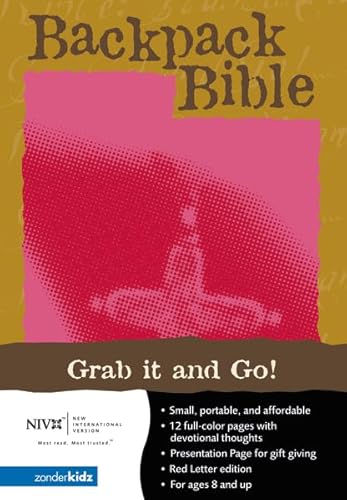 Imagen de archivo de Backpack Bible-NIV-Embossed Cross a la venta por ThriftBooks-Dallas