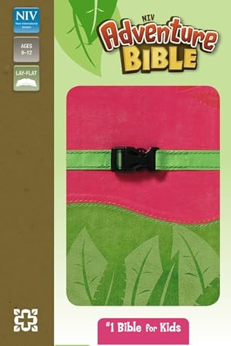 Beispielbild fr Adventure Bible, Niv: New International Version, Pink/green, Italian Duo-tone, Clip Closure zum Verkauf von Revaluation Books