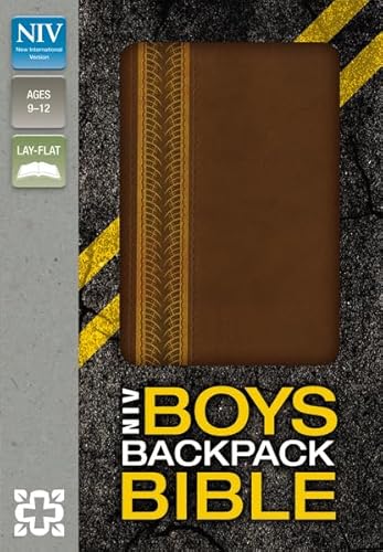 Imagen de archivo de NIV, Boys Backpack Bible, Imitation Leather, Brown a la venta por BooksRun
