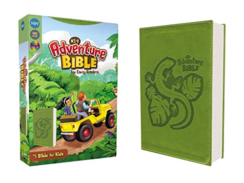 9780310727453: NIrV, Adventure Bible for Early Readers, Leathersoft, Green, Full Color