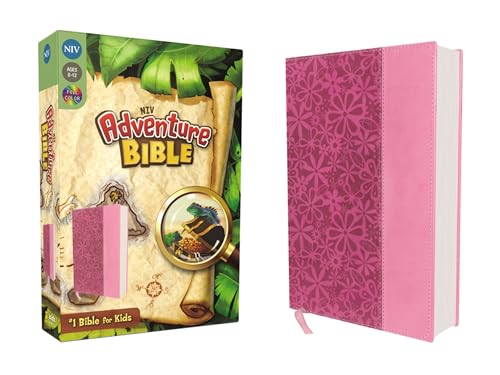 NIV, Adventure Bible, Leathersoft, Pink, Full Color (9780310727514) by Zondervan