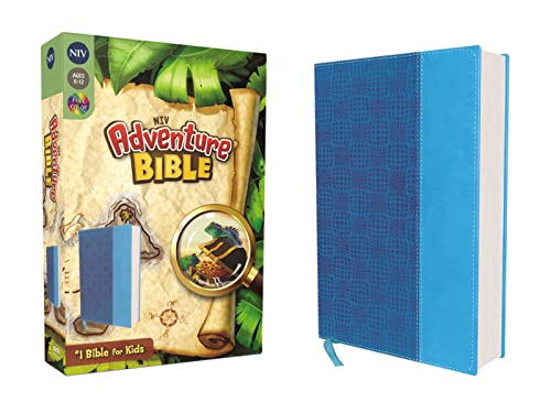 Beispielbild fr NIV, Adventure Bible, Leathersoft, Blue, Full Color zum Verkauf von GF Books, Inc.