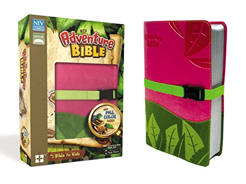 9780310727545: NIV, Adventure Bible, Leathersoft, Pink/Green, Full Color